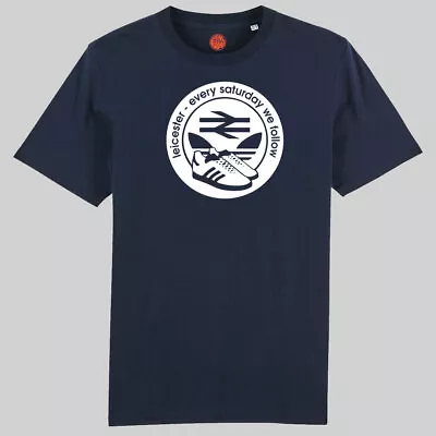 Buy Every Saturday We Follow Navy Organic Cotton T-shirt Gift Fans Of Leicester City • 22.99£