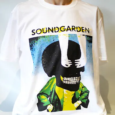 Buy Soundgarden Grunge Punk Rock Metal White Unisex T-shirt S-3XL • 14.99£