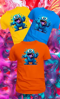 Buy Kids Unisex Cookie Monsters T-shirt • 7.50£