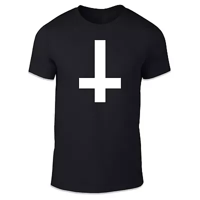 Buy Inverted Cross Unisex T Shirt - Fun Humour Heavy Metal Music Satan Devil • 12.95£