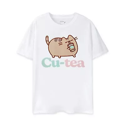 Buy Pusheen Womens/Ladies Cutea T-Shirt NS7635 • 17.19£