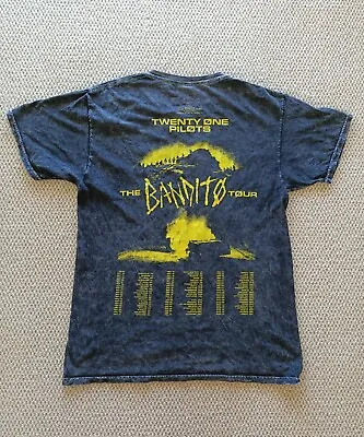 Buy Twenty One Pilots T-Shirt Mens M Medium Acid Grey Bandito Tour Official Tee • 12.39£