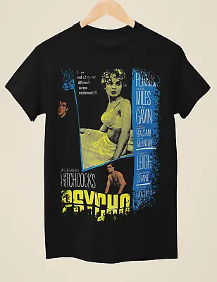 Buy Psycho - Movie Poster Inspired Unisex Black T-Shirt • 14.99£