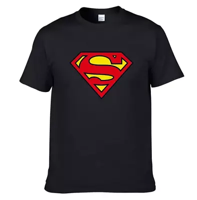 Buy Superman T-shirt Logo Classic Official Movie DC Comics Justice League Blue Mens • 9.24£