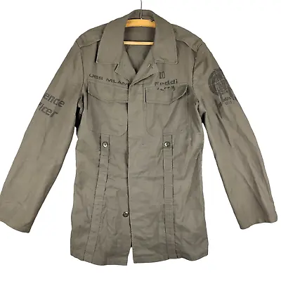 Buy STAR TREK German Army Shirt M  Moleskin 1984 Green Jacket ORIGINAL VINTAGE 42  • 95.99£