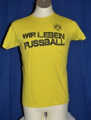 Buy Borussia Dortmund,  WE LIVE FOOTBALL , T-Shirt, Size M - Collectible - • 8.21£