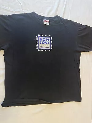 Buy Bon Jovi Crush Tour Crew T Shirt Size XL • 25£