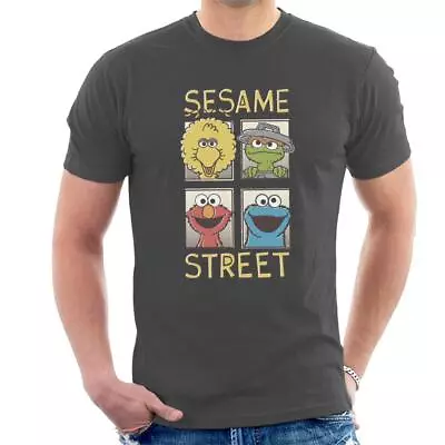 Buy Sesame Street Comic Book Cover Men's T-Shirt • 17.95£