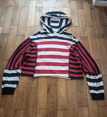 Buy Alexander McQueen MCQ Striped Multi Coloured Hoodie Size M • 35£
