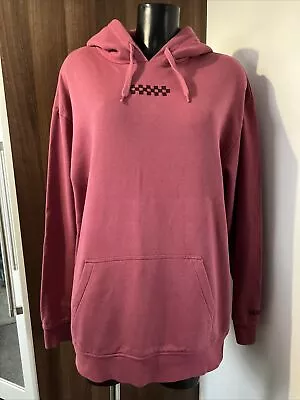 Buy Vans Size Medium UK 14/16 Ladies Pink Hoodie Hoody Top Pullover Sweatshirt VGC • 18.50£