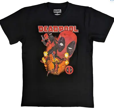 Buy Marvel Comics Unisex T-shirt: Deadpool Collage 2 Black Size Xxl Merch • 17.97£