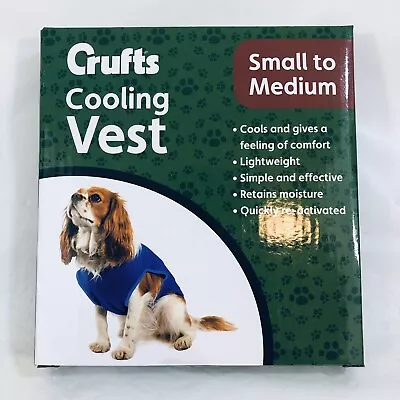 Buy Crufts Pet Cooling Vest Jacket Coat Swamp Cooler Small To Medium For Dog & Cats • 7.39£