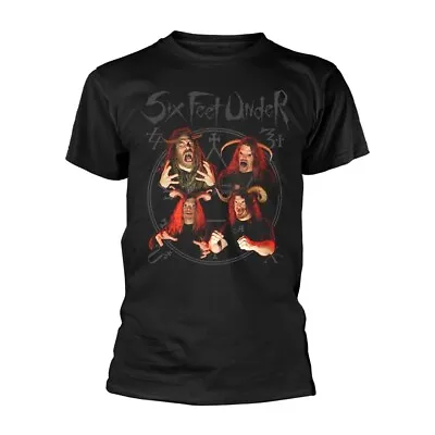 Buy SIX FEET UNDER - ZOMBIE BLACK T-Shirt, Front & Back Print Small • 20.09£