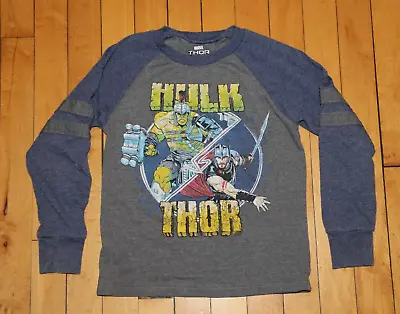 Buy Hulk Vs. Thor Ragnarok Avengers Long Sleeve Marvel Universe Shirt Size XS • 3.79£