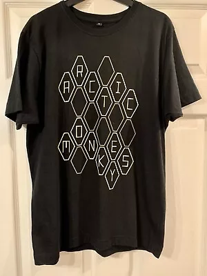 Buy Arctic Monkeys Tour T Shirt 2018 Hexagon Print With Back Graphic Size Medium • 12£