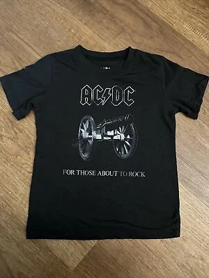 Buy AC/DC Let Kids T Shirt Rock N Roll Music Band Youth Small 4T 5T Vintage B0219 • 7.06£