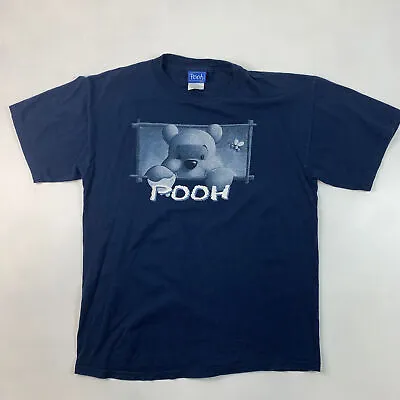 Buy Winnie The Pooh Blue T-shirt Large • 12.75£