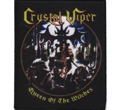 Buy Crystal Viper Queen Of The Witches Patch Official Heavy Metal Band Merch  • 6.18£