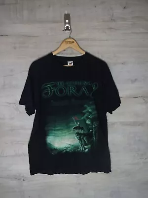 Buy Heathen Foray Inner Force Band Graphic Tee Vtg Black T Shirt W/ Regent Tag XL • 19.95£