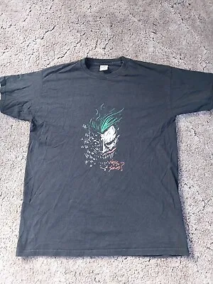 Buy Joker  Why So Serious?  Black Tshirt • 3.49£