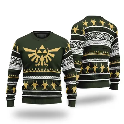 Buy Legend Of Zelda Logo Sweater, S-5XL US Size, Christmas Gift • 33.13£