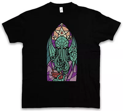 Buy CHURCH OF GREAT OLD ONE T-SHIRT Miskatonic Lovecraft Arkham Dunwich Cathedral • 18.14£