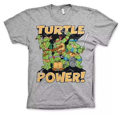 Buy Teenage Mutant Ninja Turtles Tmnt Turtle Power Official Tee T-Shirt Mens • 18.27£