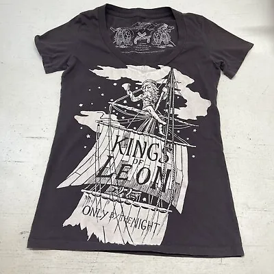 Buy Kings Of Leon Womens Sz Sm Only By The Night Gray T Shirt Barking Irons • 12.28£