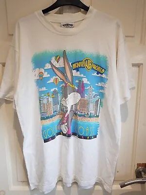 Buy 1995 Bugs Bunny Life Guard Vintage Large T Shirt Front  Back Print Warner Bros  • 14.99£