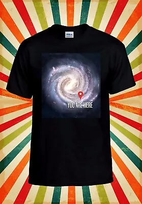 Buy You Are Here Galaxy Space Funny Cool Men Women Unisex Baseball T Shirt Top 2863 • 9.99£