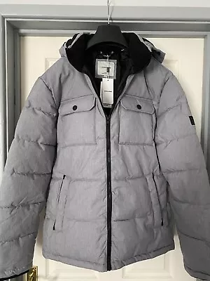Buy Brand New Jack&jones Light Grey Melange Ronald Puffer Jacket Size Xl • 35£