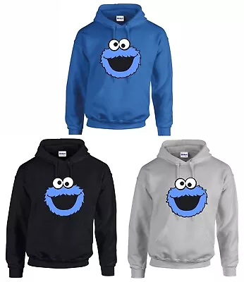 Buy Kids Cookie Monster, Sesame Street Tribute Hoodie, Cookies, Sizes 3-4 To 12-13 • 15.99£