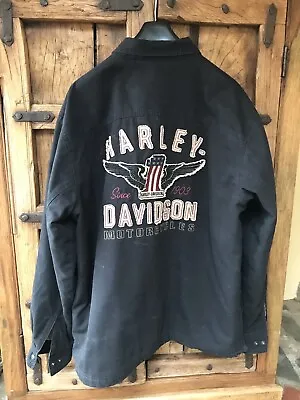 Buy Harley-Davidson Mens Casual Jacket. Black. 2XL 3XL 4XL • 59£