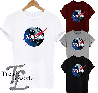 Buy Nasa Death Space Logo Star Wars Galactic Empire Trendy Kids Boys Unisex T-shirt • 7.39£
