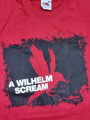 Buy A Wilhelm Scream - Bird Lady Fit T-shirt (Red) Punk Rock Tee Medium Ladies NEW  • 0.99£