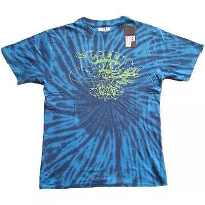 Buy Green Day Dookie Blue Dip-Dye Wash Large Unisex T-Shirt NEW • 17.99£