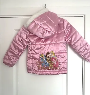 Buy Disney Store Girls Pink Jacket Disney Princess Exclusive Age 5-6 Yrs • 15£