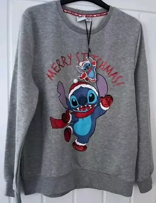 Buy Stitch Christmas Jumper Size S 10-12 • 14£
