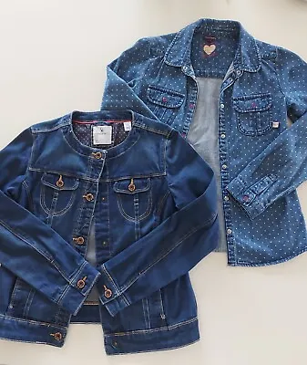 Buy Jeans Set, Jacket And Denim Shirt, Girl 10 • 10£