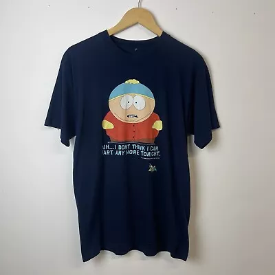 Buy Mens Vintage South Park Graphic Print 1999 Blue Tshirt Size Medium • 24.95£