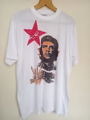 Buy 90's Che Guevara Tshirt XL White Long By Unicrese • 12£