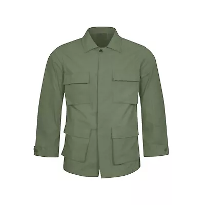 Buy Army Jacket Original BDU Combat Shirt Lightweight Coat Cotton Uniform New Olive • 32.29£