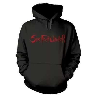 Buy SIX FEET UNDER - LOGO BLACK Hooded Sweatshirt Large • 18.11£