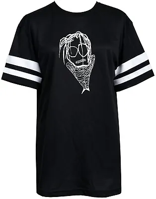 Buy Womens Gothic Mesh Net American Football T-Shirt Baggy Slouch Spooky Monster 90s • 24.99£
