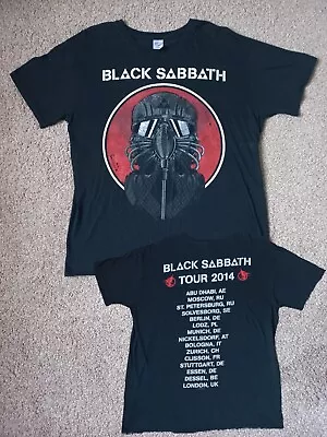 Buy Black Sabbath 2014 Tour T-Shirt - Size L - Heavy Metal - Judas Priest Motorhead • 14.99£