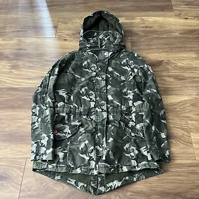 Buy Superdry Womens Camouflage Military Jacket Size L • 3.50£