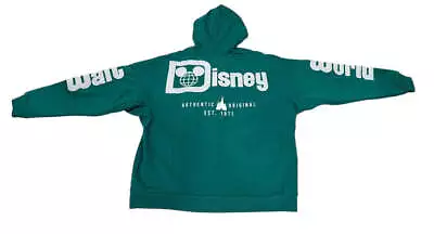 Buy Walt Disney World Castle Mickey Zip Up Hoodie-Teal • 97.52£