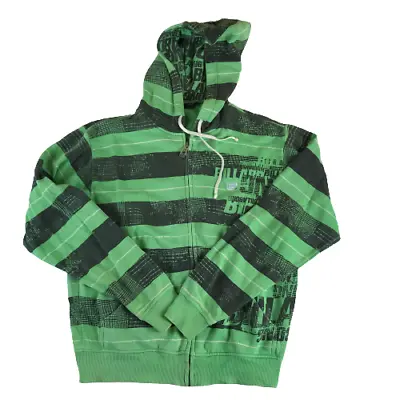Buy Vintage Billabong Green Hoodie Zip Up Jacket Size Small • 37£