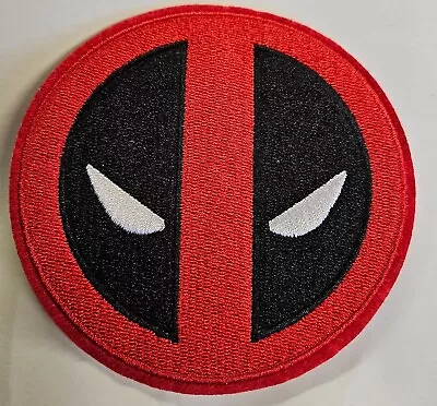 Buy Marvel Deadpool Embroidery Iron Or Sew On Cloth Patch For Clothes T-Shirts 9cm • 2.95£