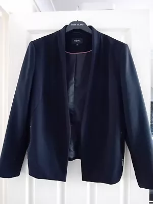 Buy Ladies Next Black Jacket Size 16 • 5£